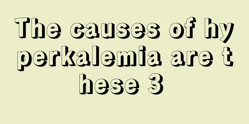 The causes of hyperkalemia are these 3 