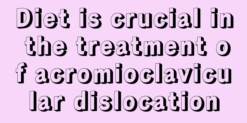 Diet is crucial in the treatment of acromioclavicular dislocation