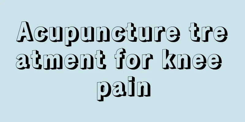 Acupuncture treatment for knee pain