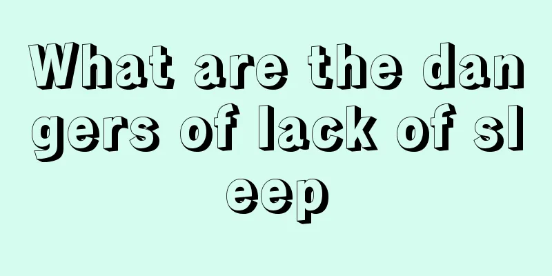 What are the dangers of lack of sleep