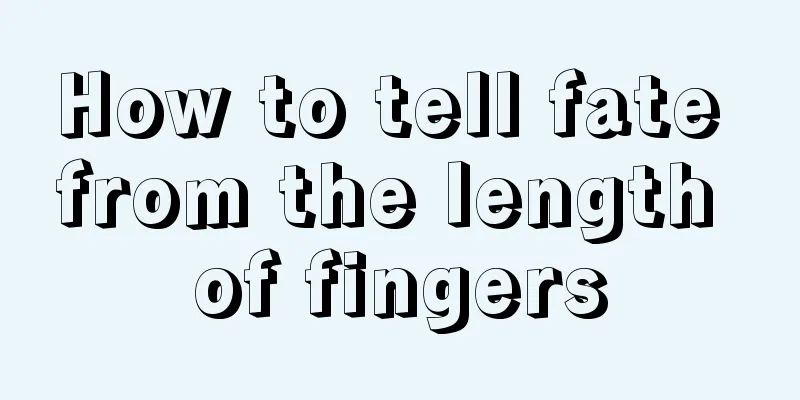 How to tell fate from the length of fingers