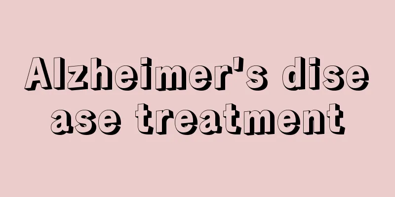 Alzheimer's disease treatment