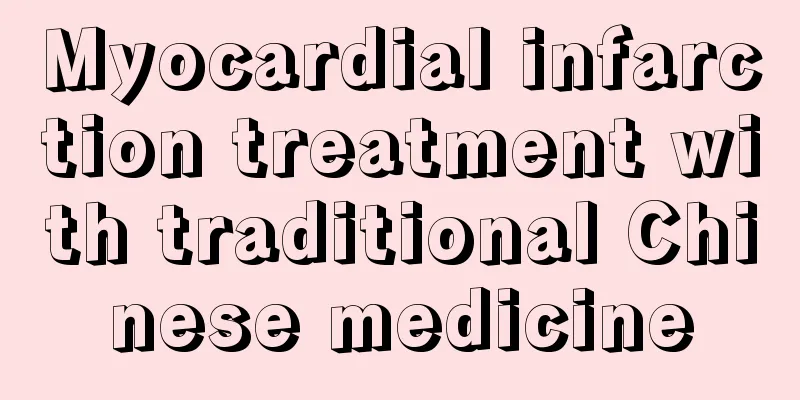 Myocardial infarction treatment with traditional Chinese medicine