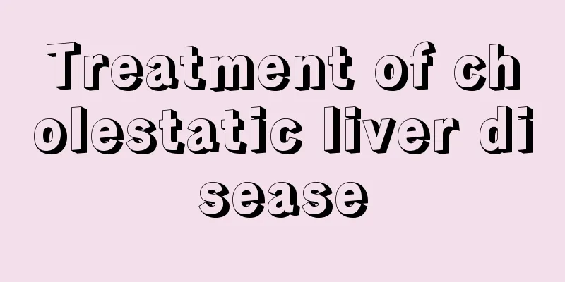 Treatment of cholestatic liver disease
