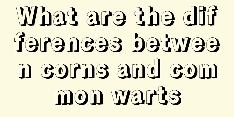 What are the differences between corns and common warts