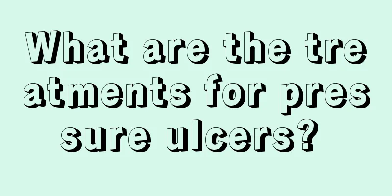 What are the treatments for pressure ulcers? 