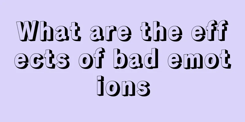 What are the effects of bad emotions