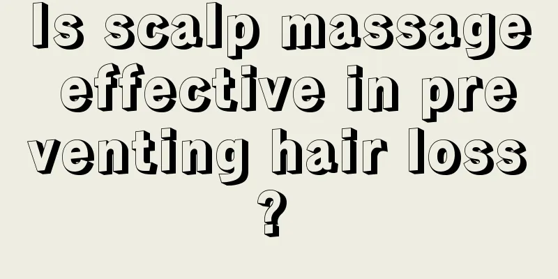 Is scalp massage effective in preventing hair loss? 