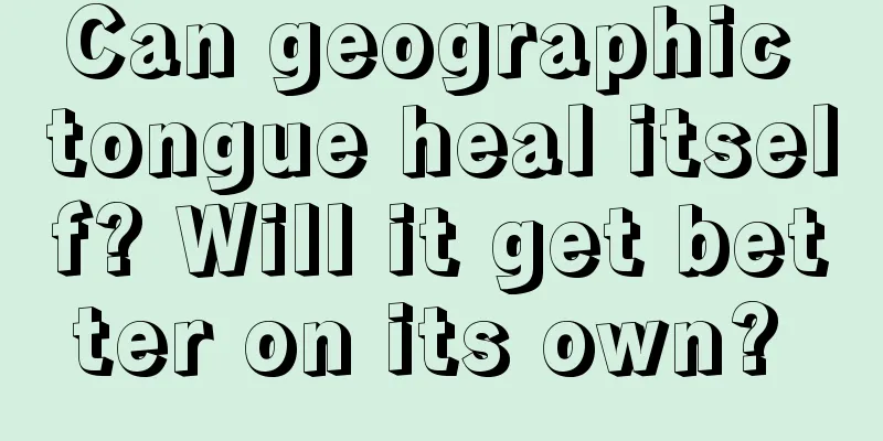 Can geographic tongue heal itself? Will it get better on its own? 