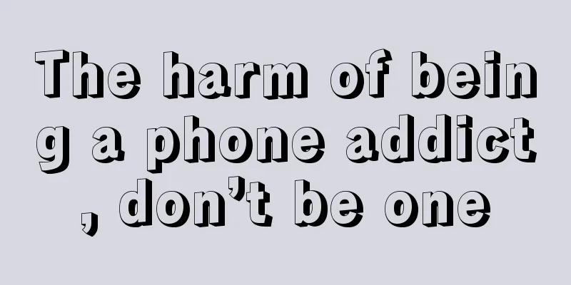 The harm of being a phone addict, don’t be one