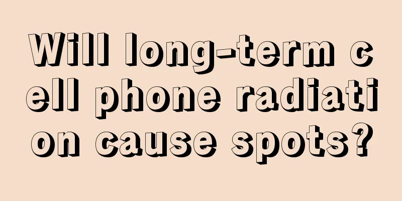 Will long-term cell phone radiation cause spots?