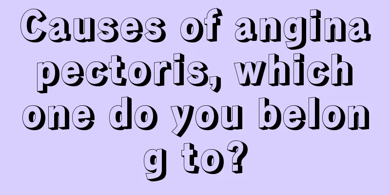 Causes of angina pectoris, which one do you belong to?