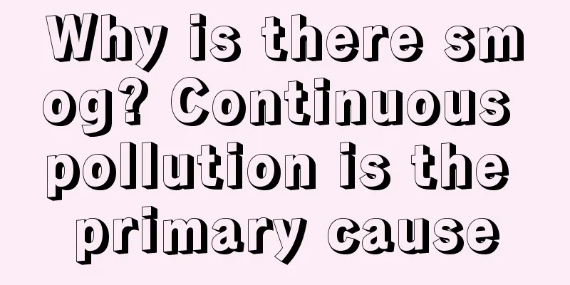 Why is there smog? Continuous pollution is the primary cause