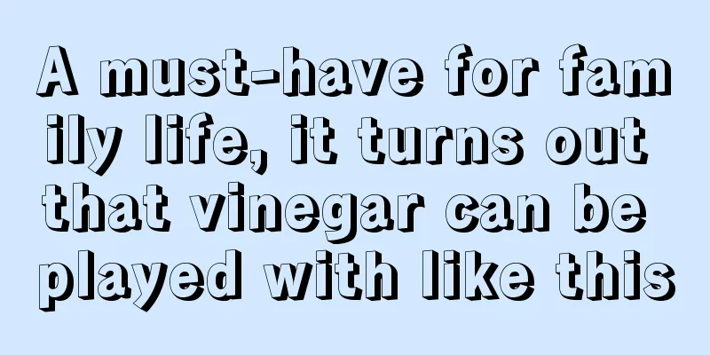 A must-have for family life, it turns out that vinegar can be played with like this