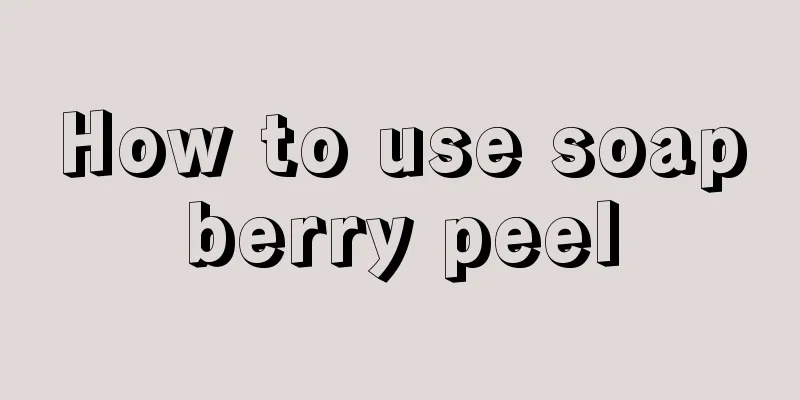 How to use soapberry peel