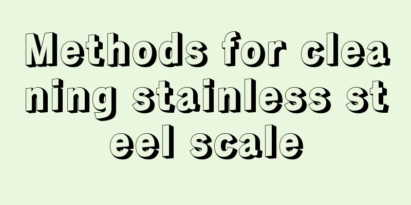Methods for cleaning stainless steel scale