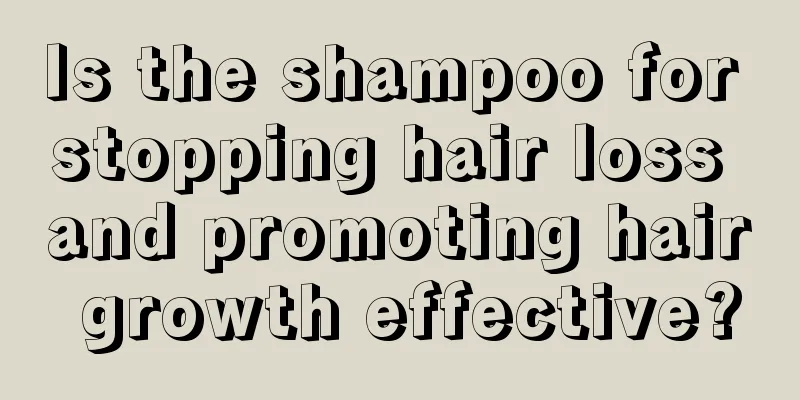 Is the shampoo for stopping hair loss and promoting hair growth effective?