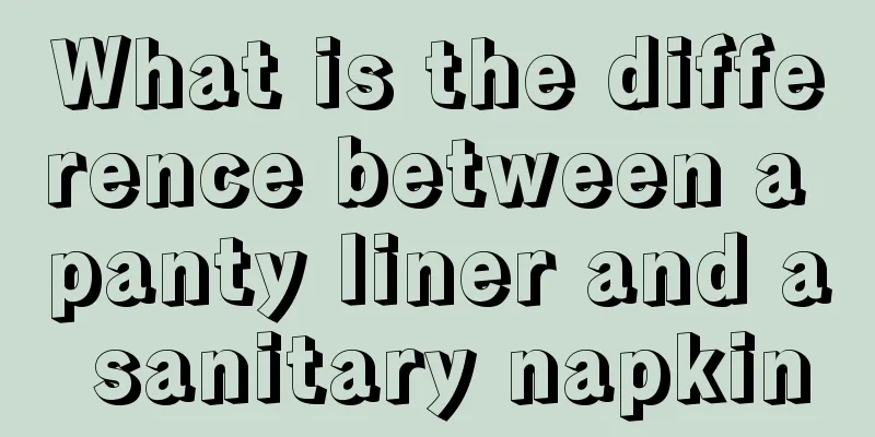 What is the difference between a panty liner and a sanitary napkin