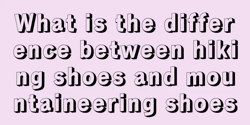 What is the difference between hiking shoes and mountaineering shoes