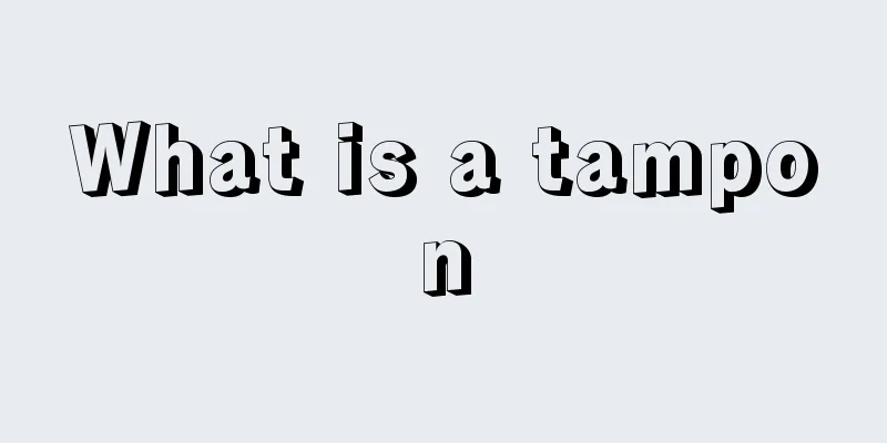 What is a tampon