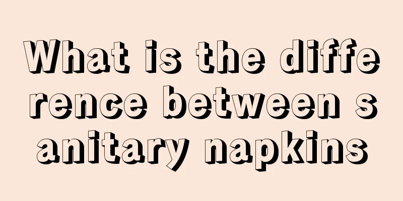 What is the difference between sanitary napkins