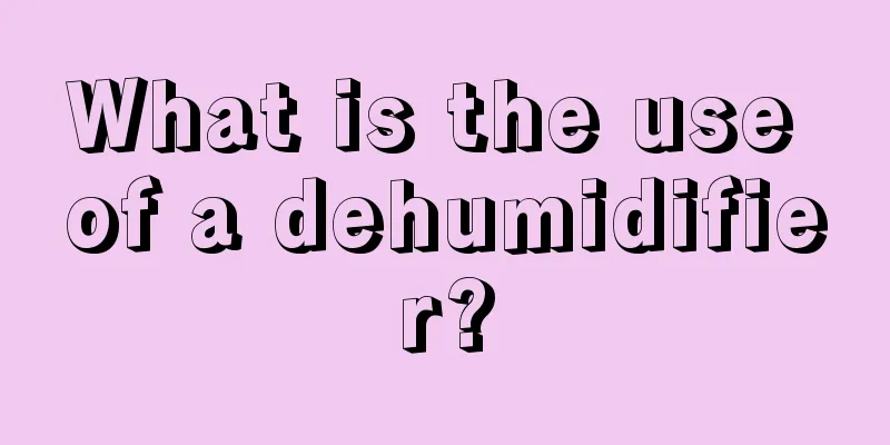 What is the use of a dehumidifier?