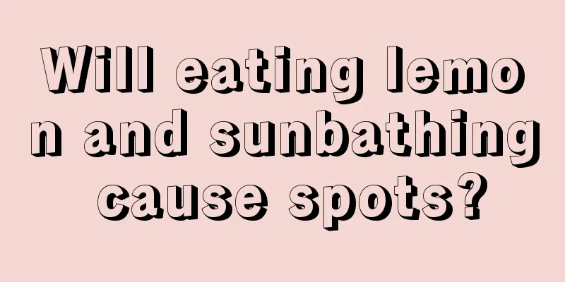 Will eating lemon and sunbathing cause spots?