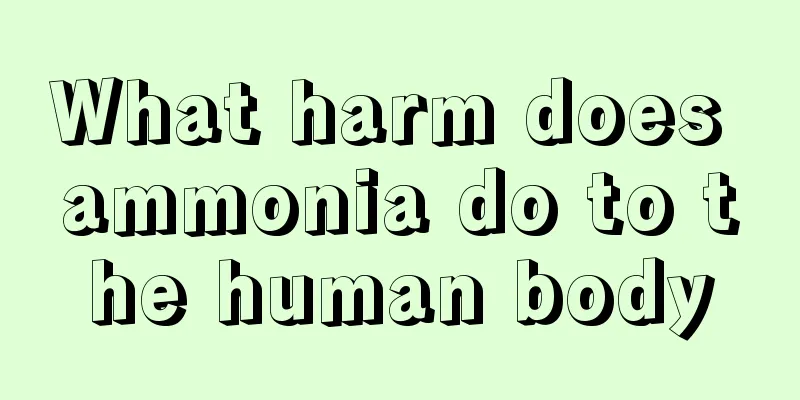 What harm does ammonia do to the human body