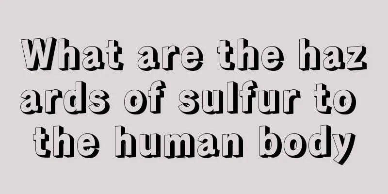 What are the hazards of sulfur to the human body
