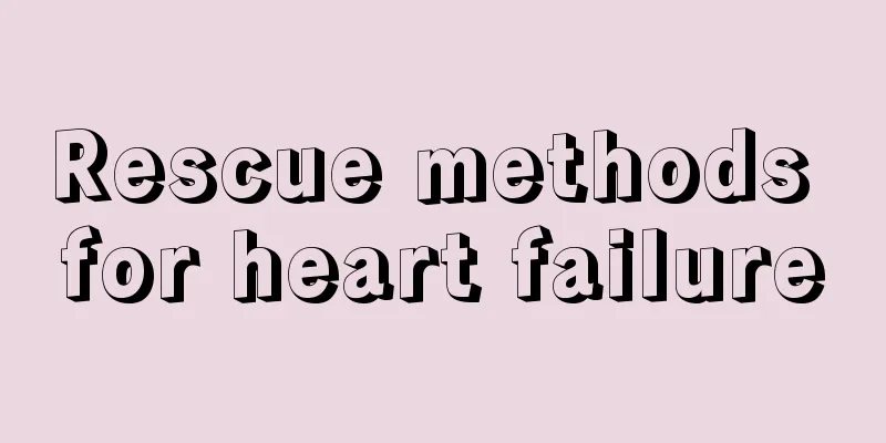 Rescue methods for heart failure