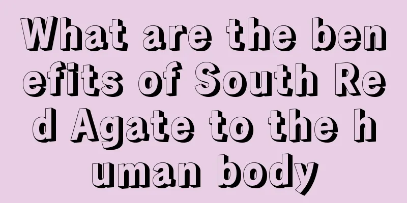 What are the benefits of South Red Agate to the human body