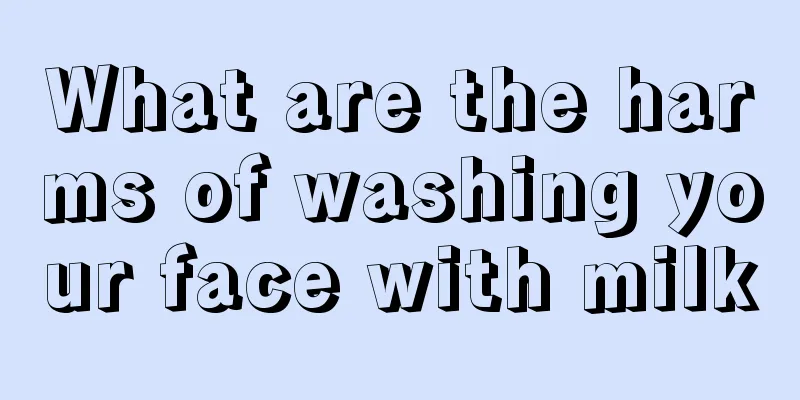 What are the harms of washing your face with milk