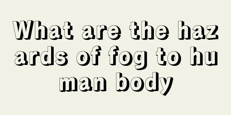 What are the hazards of fog to human body
