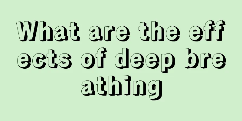 What are the effects of deep breathing