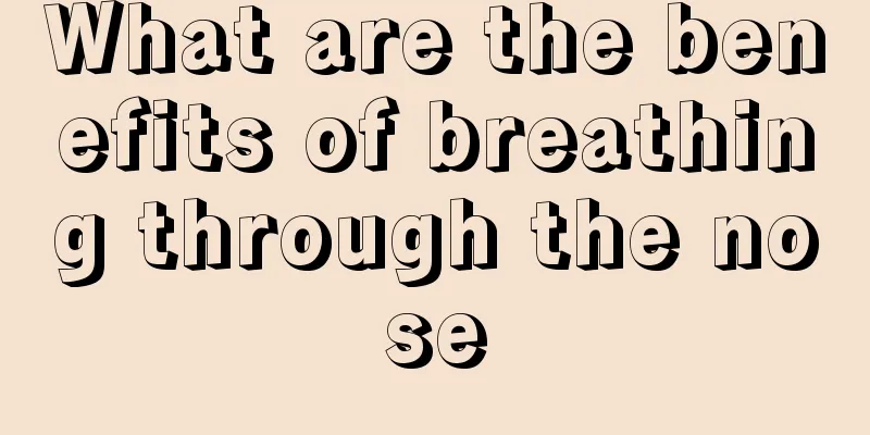 What are the benefits of breathing through the nose