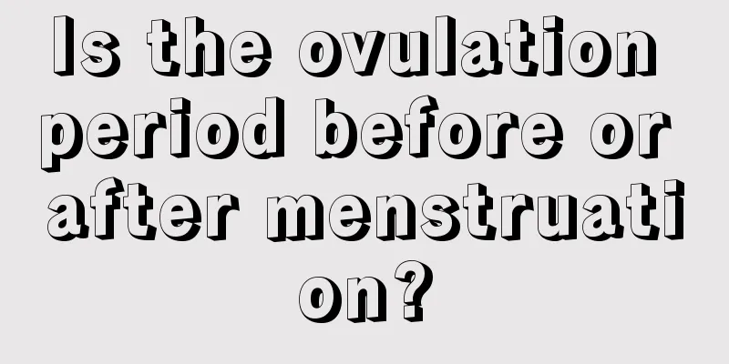 Is the ovulation period before or after menstruation?