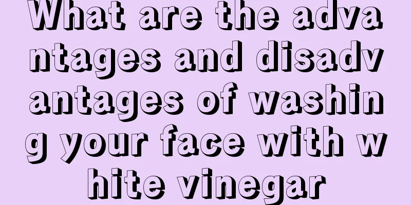 What are the advantages and disadvantages of washing your face with white vinegar