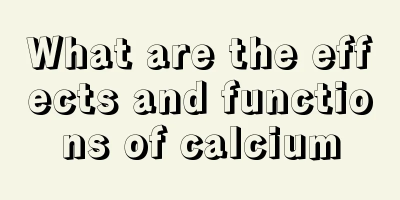What are the effects and functions of calcium