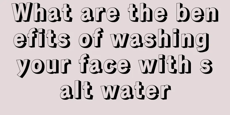 What are the benefits of washing your face with salt water