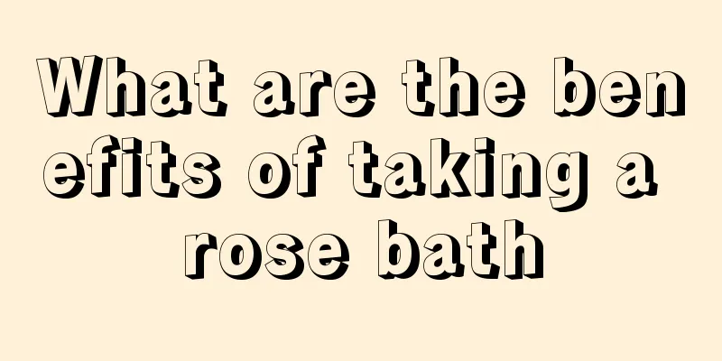 What are the benefits of taking a rose bath