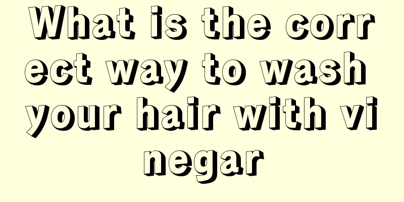 What is the correct way to wash your hair with vinegar