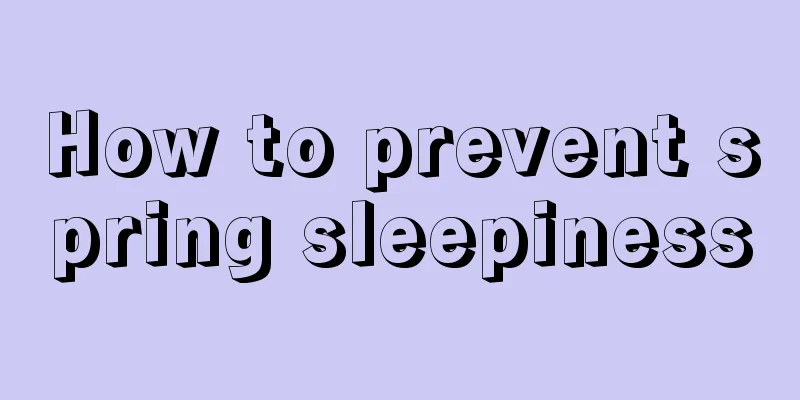 How to prevent spring sleepiness