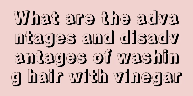 What are the advantages and disadvantages of washing hair with vinegar