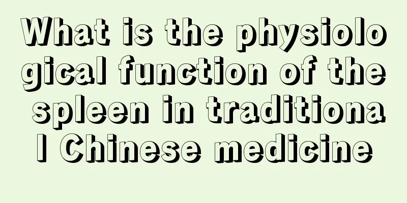 What is the physiological function of the spleen in traditional Chinese medicine