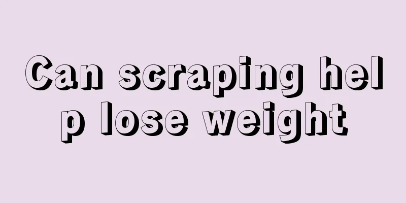 Can scraping help lose weight
