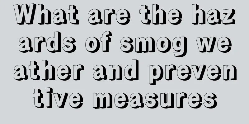 What are the hazards of smog weather and preventive measures
