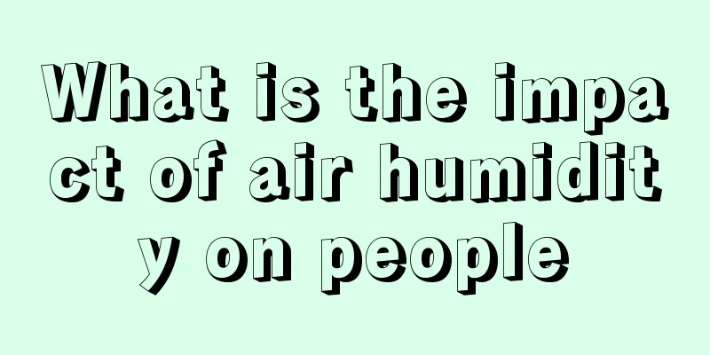 What is the impact of air humidity on people