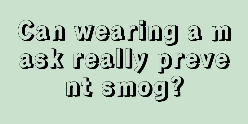Can wearing a mask really prevent smog?