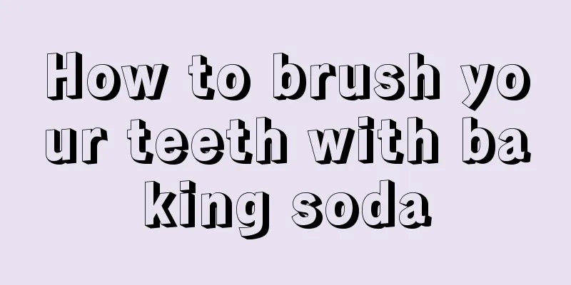 How to brush your teeth with baking soda