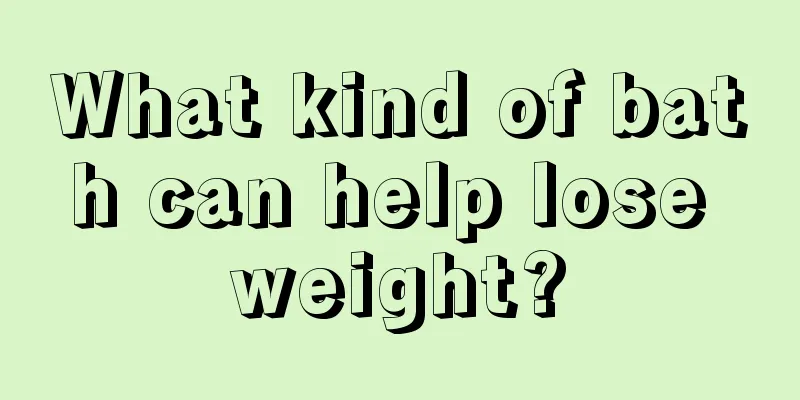 What kind of bath can help lose weight?